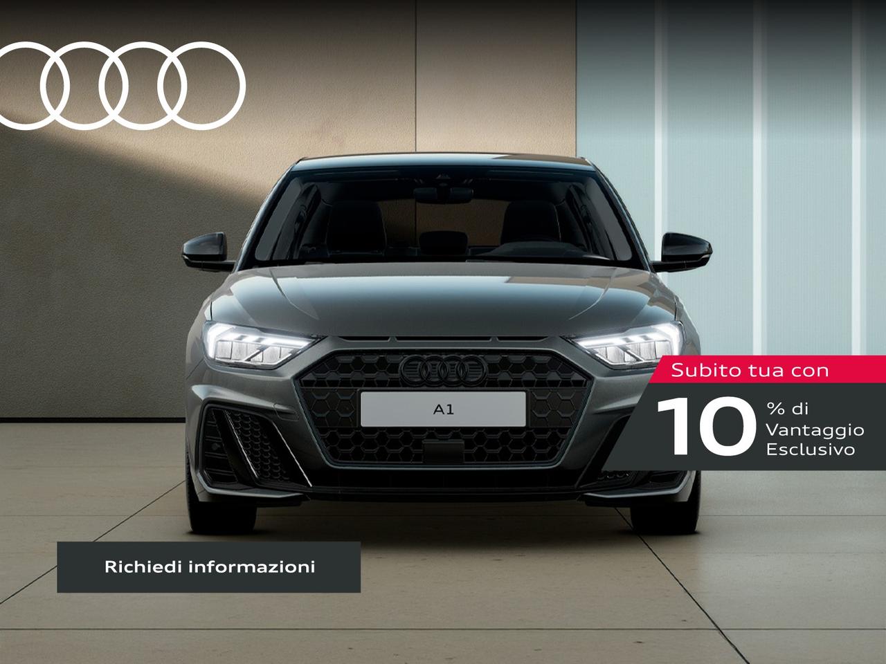 Audi A1 sportback 35 1.5 tfsi identity black s-tronic