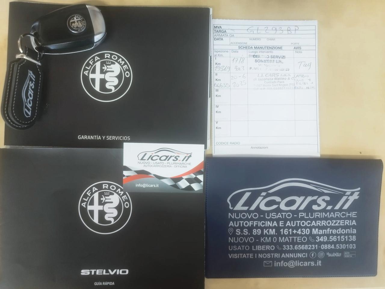 Alfa Romeo Stelvio 2.2 Turbodiesel 210 CV AT8 Q4 Veloce