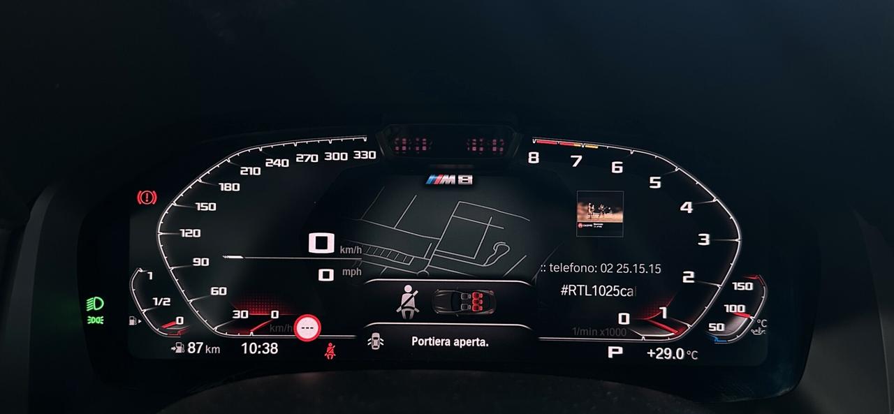 BMW M850 GranCoupè CarbonCore ScaricoAkrapovic Certificata BMW