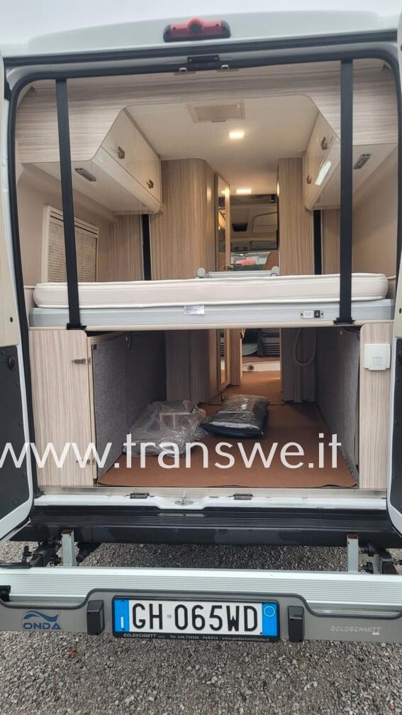 Elnagh E-Van Duo XL letto matrimoniale posteriore