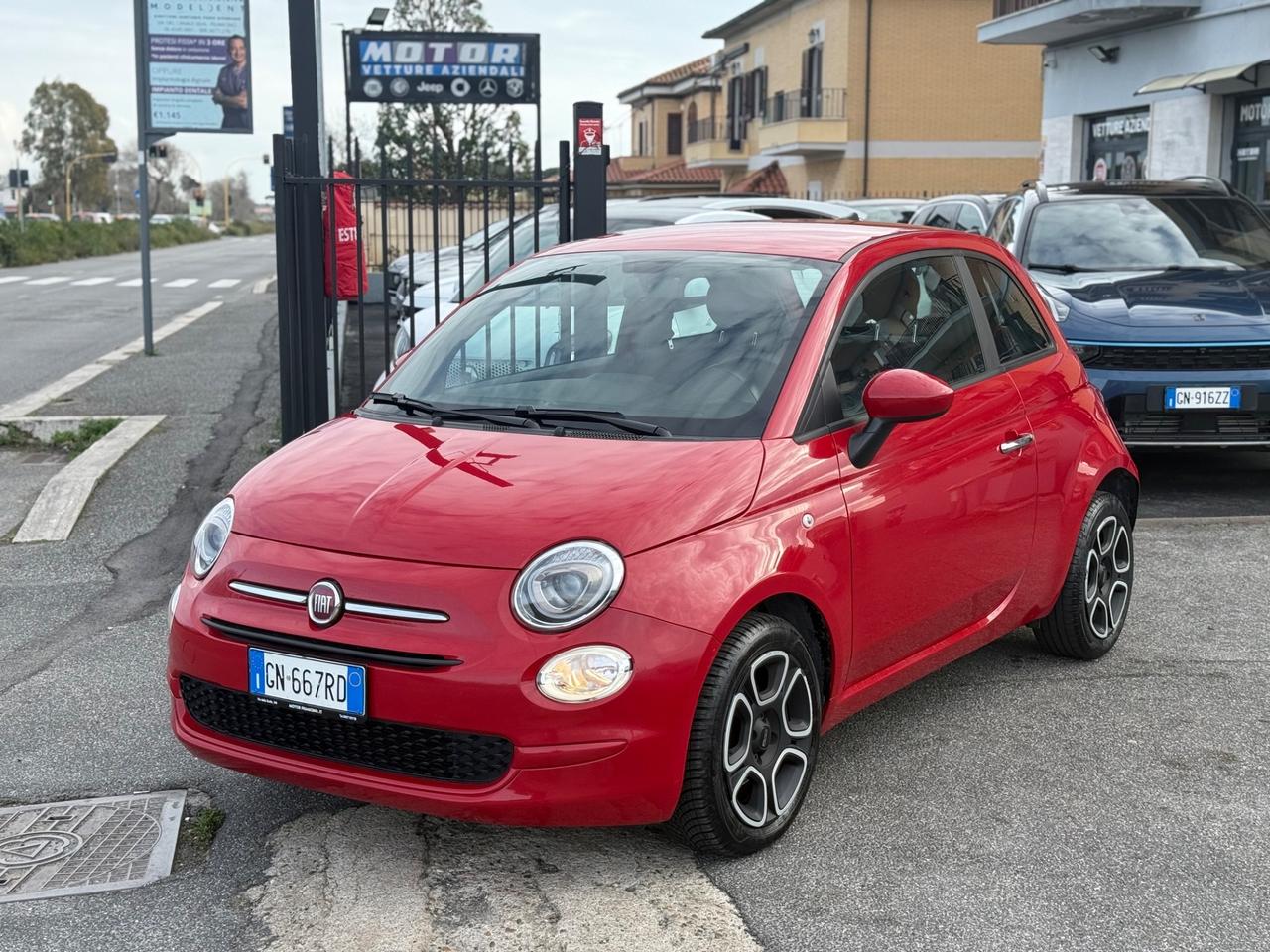 FIAT 500 1.0 hybrid Club 70cv Rosso Passione Uff.