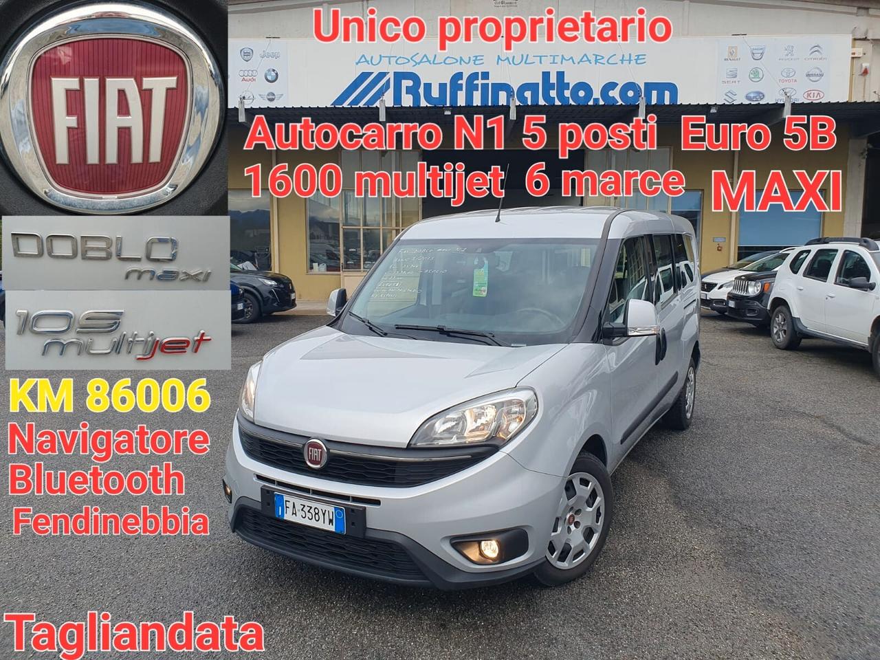 Fiat Doblo Doblò 1.6 MJT 16V 120CV DYNAMIC Maxi