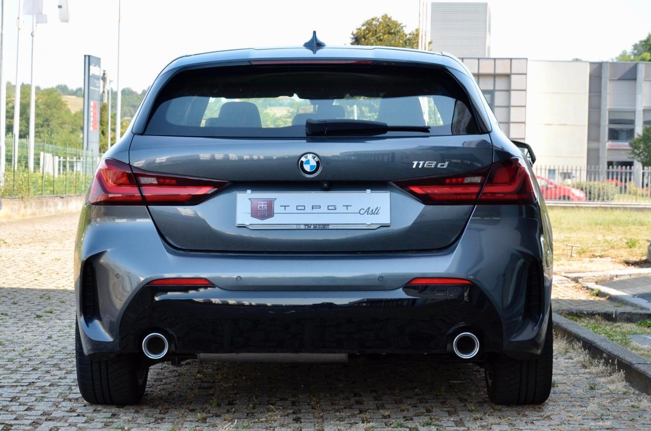 BMW 118d 150cv Msport 5p, UFF ITALIANA, EURO 6D, FARI LED, RETROCAMERA, APPLE ANDROID, PERMUTE