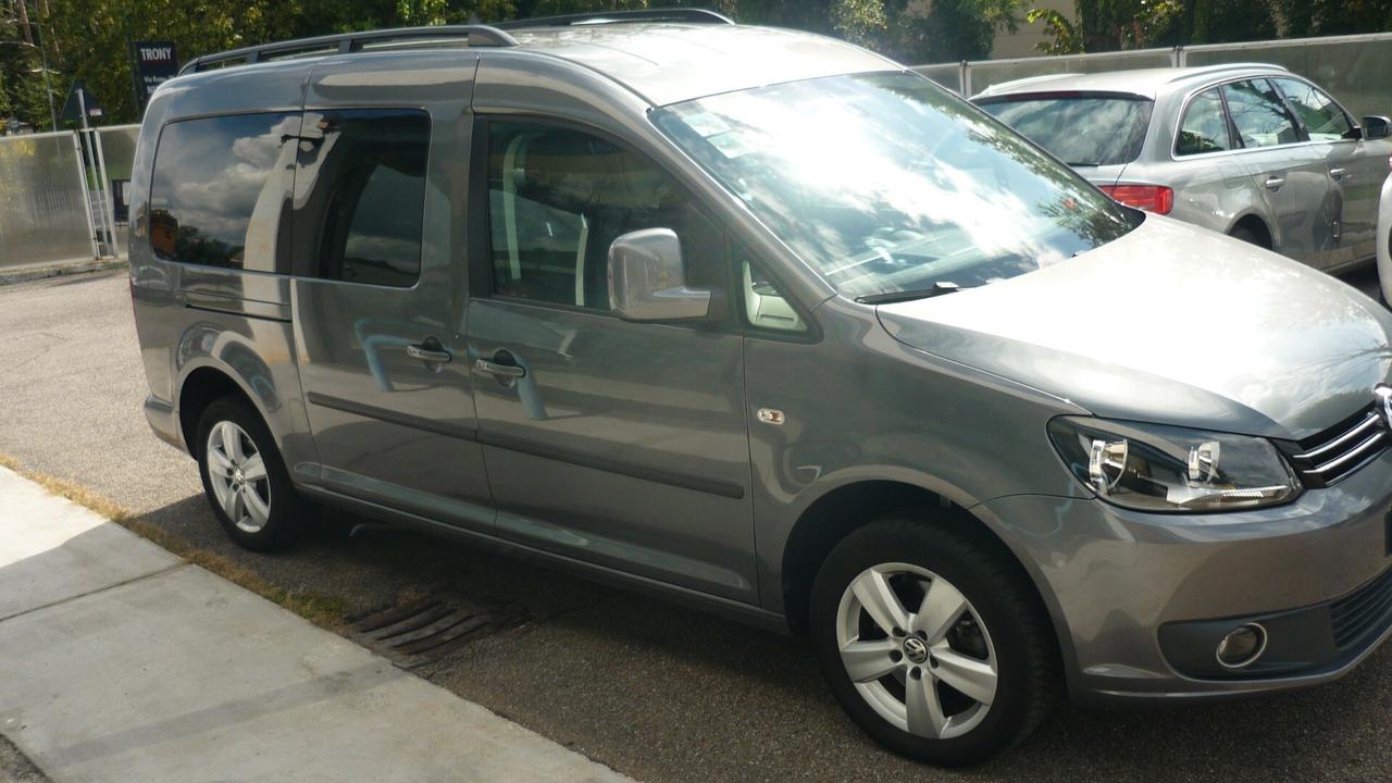 Volkswagen Caddy 20TDI 140CV DSG 4p. Maxi x trasporto disabile pianale ribassato con pedana
