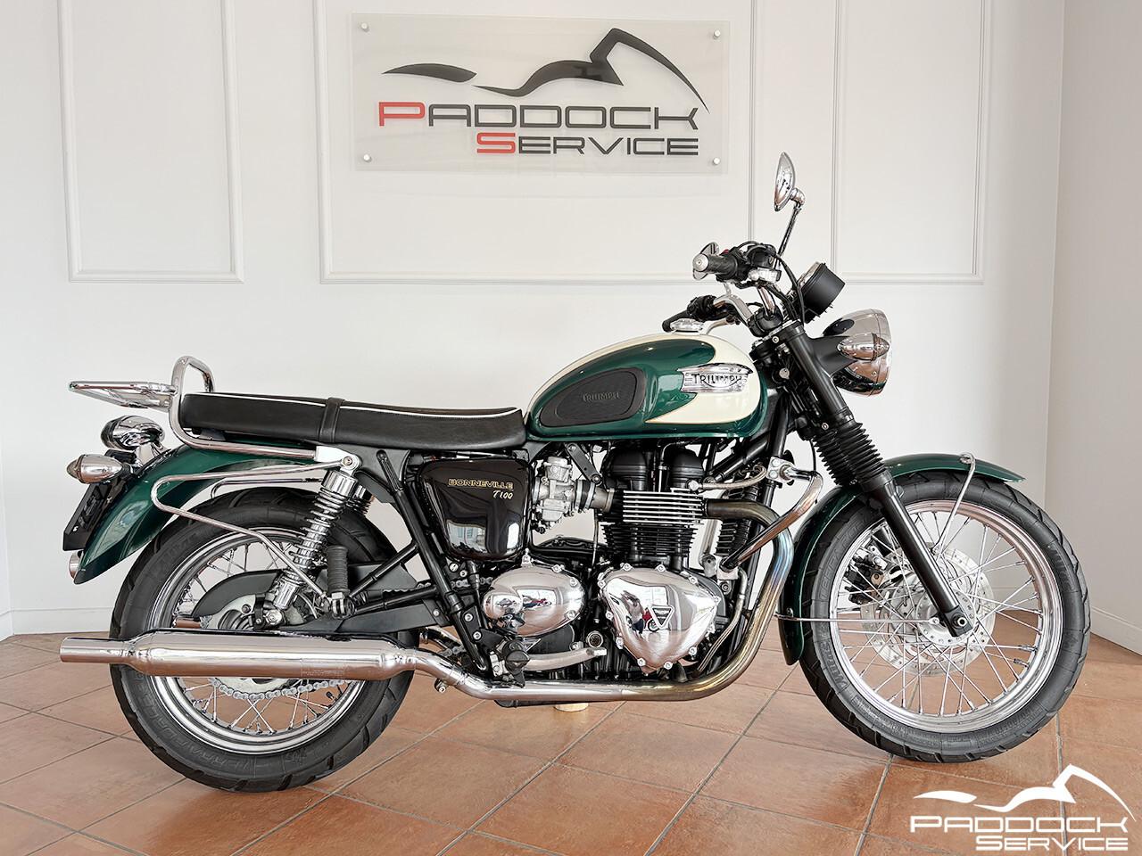 Triumph Bonneville T100 2012 23.120 km Forest green