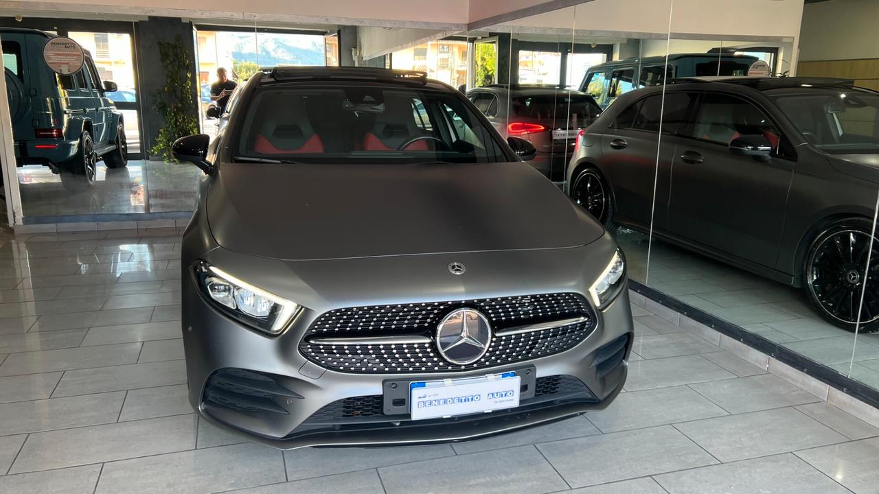 MERCEDES CLASSE A 200 D AMG 4 MATIC TETTO GRIGIO OPACO