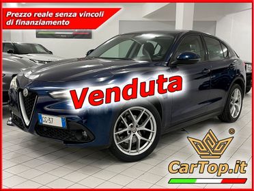 Alfa Romeo Stelvio 2.2 TD 190 CV EXECUTIVE CERCHI 20 PELLE TOTALE GOMME NUOVE RETROCAMERA PADDLE