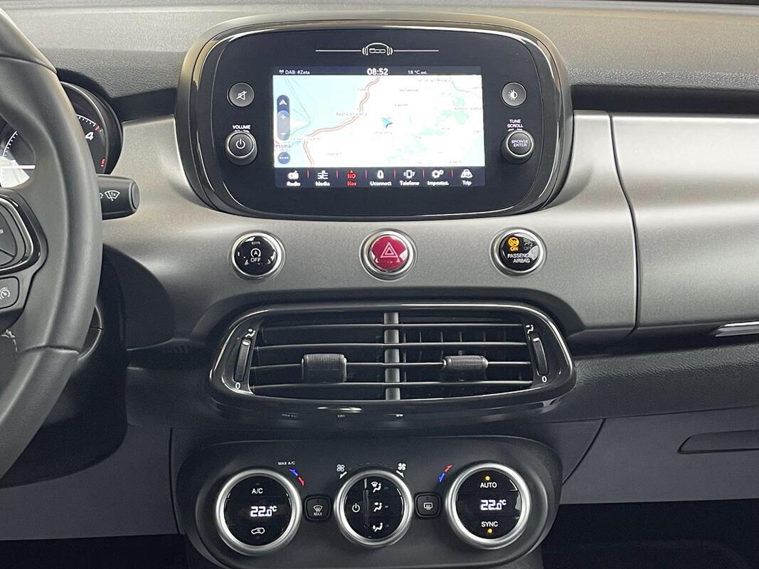 Fiat 500X 1.6 MultiJet 130 CV Sport Fari Full LED, Retrocamera, Navigatore, Cerchi 18, Grigio opaco