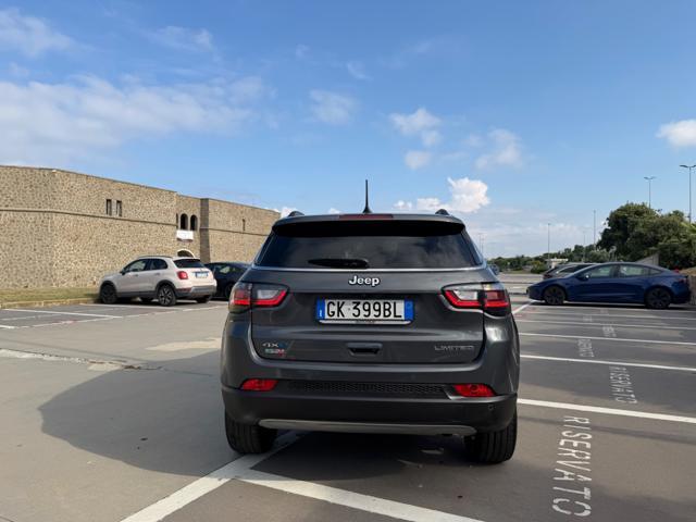 JEEP Compass 190CV 4XE LIMITED+PHEV+18''+RCAM+2PDC+PELLE