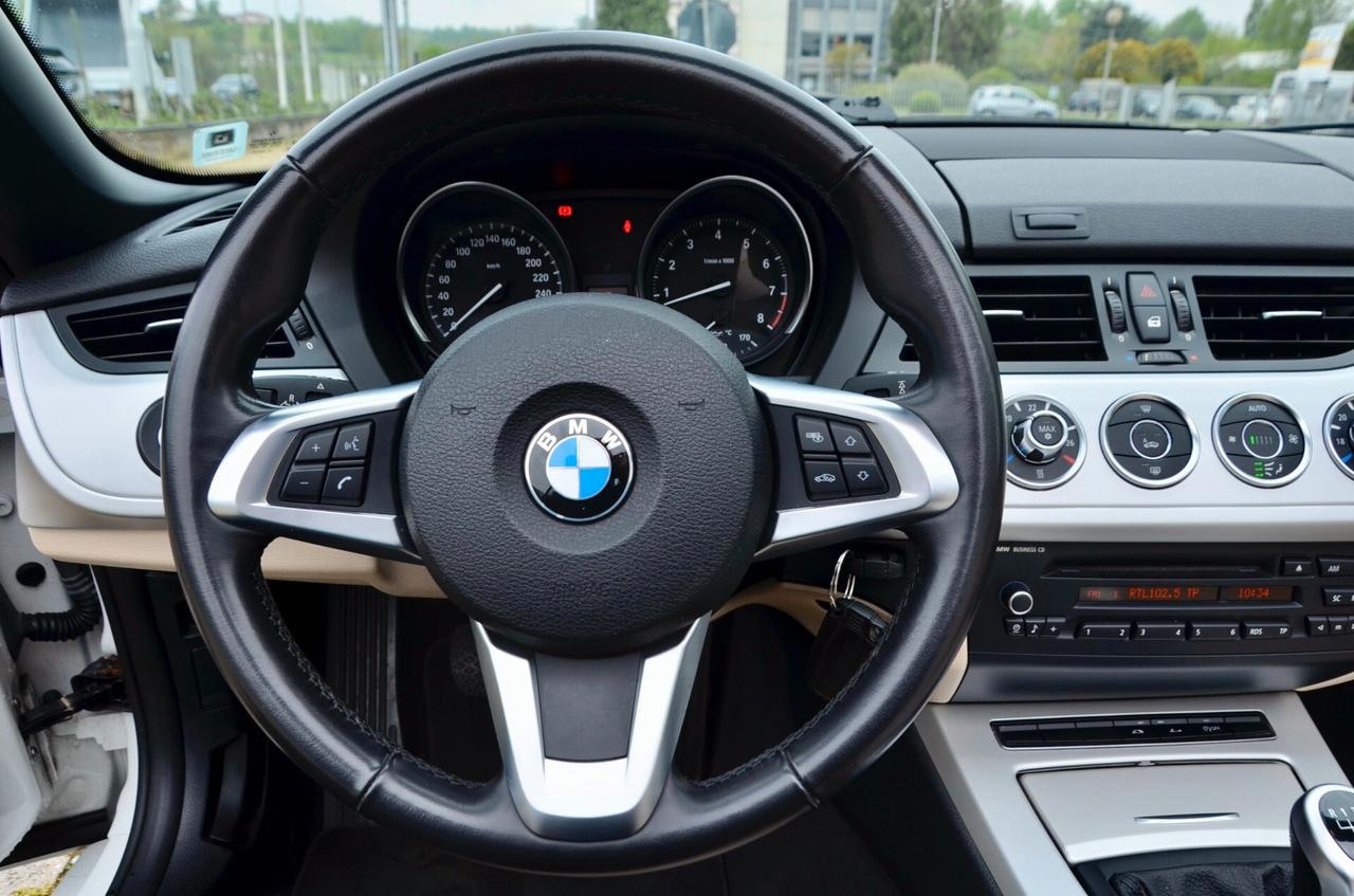 BMW Z4 SDRIVE20i 184cv MANUALE, UFF ITALIANA, SERVICE BMW, MSPORT, XENO, PELLE, 18", PERMUTE