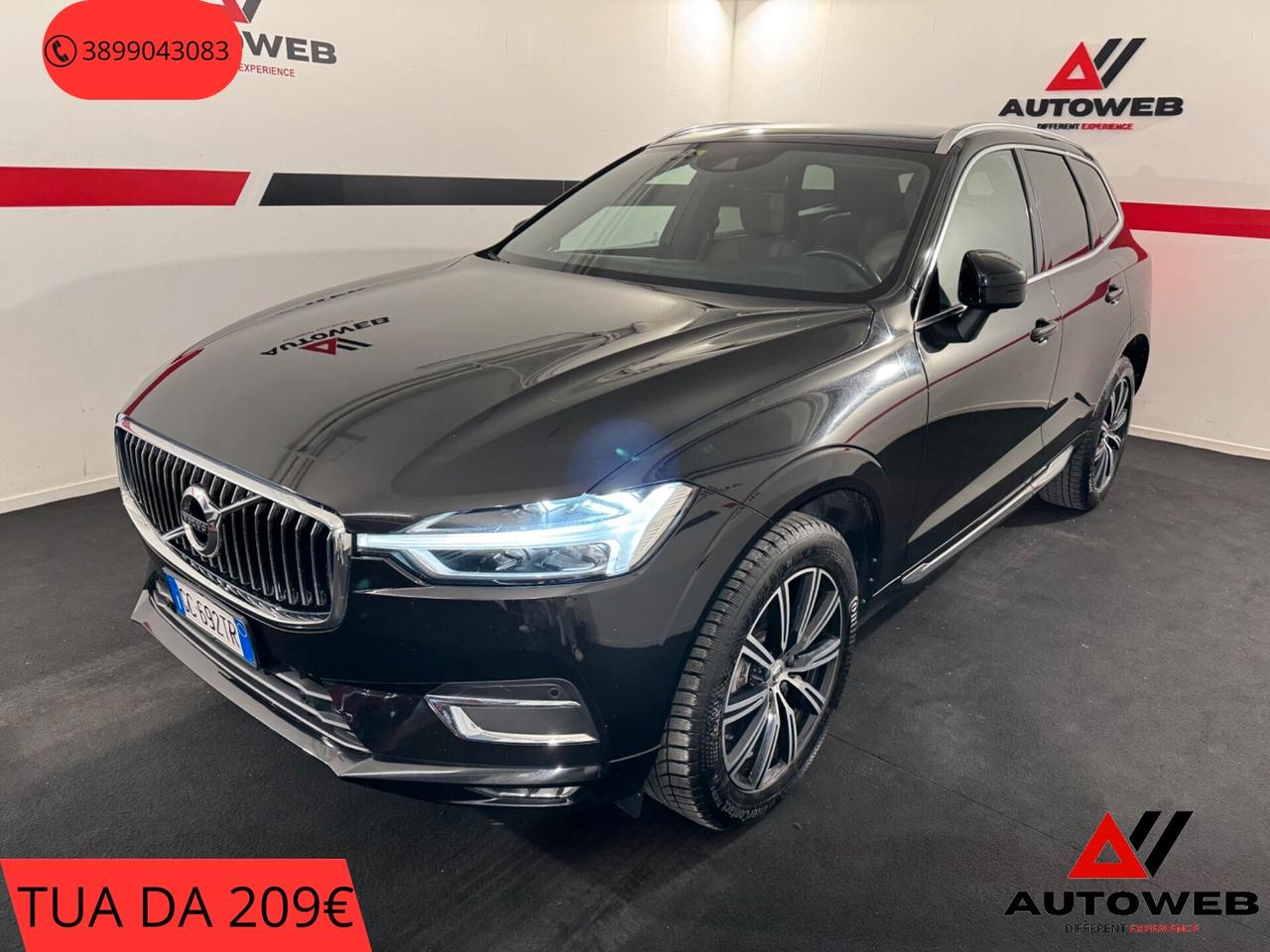 Volvo XC 60 XC60 B4 (d) AWD Geartronic Inscription FULL OPTIONAL, SEDILI IN PELLE CON REGOLAZIONE ELETTRICA CON MEMORIA, CRUISE ADATTIVO, CLIMA TRI-ZONA , PORTELLONE ELETTRICO, APPLE CARPLAY, FARI FULL LED AUTOMATICI E MOLTO ALTRO