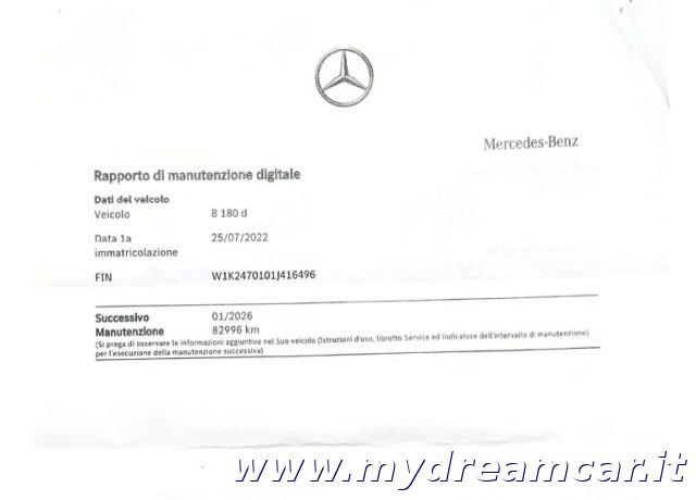 MERCEDES-BENZ B 180 A/T Amg Line Premium 116cv