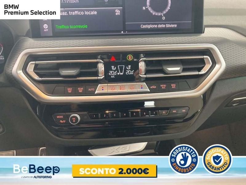 BMW X3 XDRIVE20D MHEV 48V MSPORT AUTO