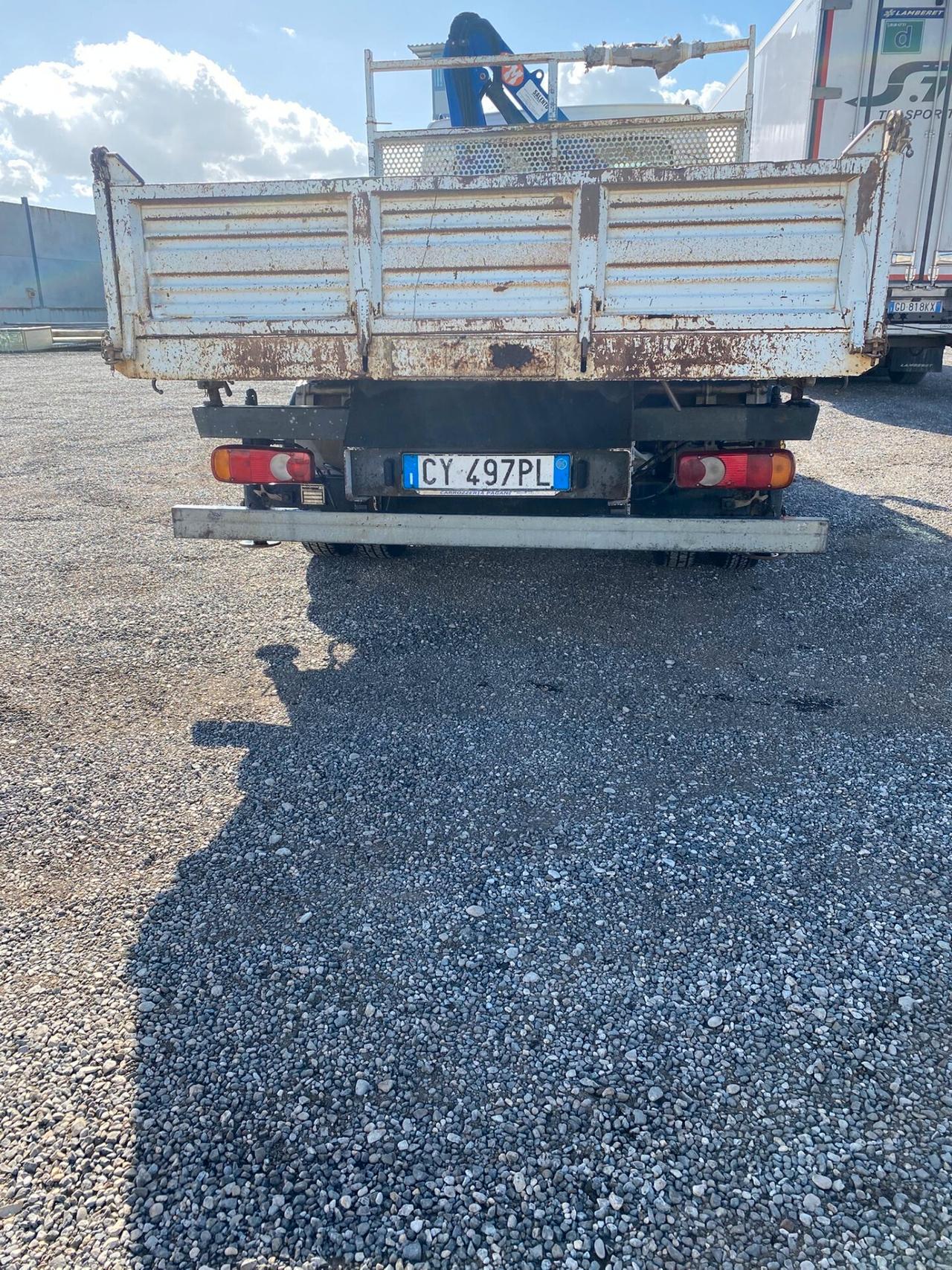 Renault Master 3.0 diesel ribaltabile trilaterale + gru Pm 23.25