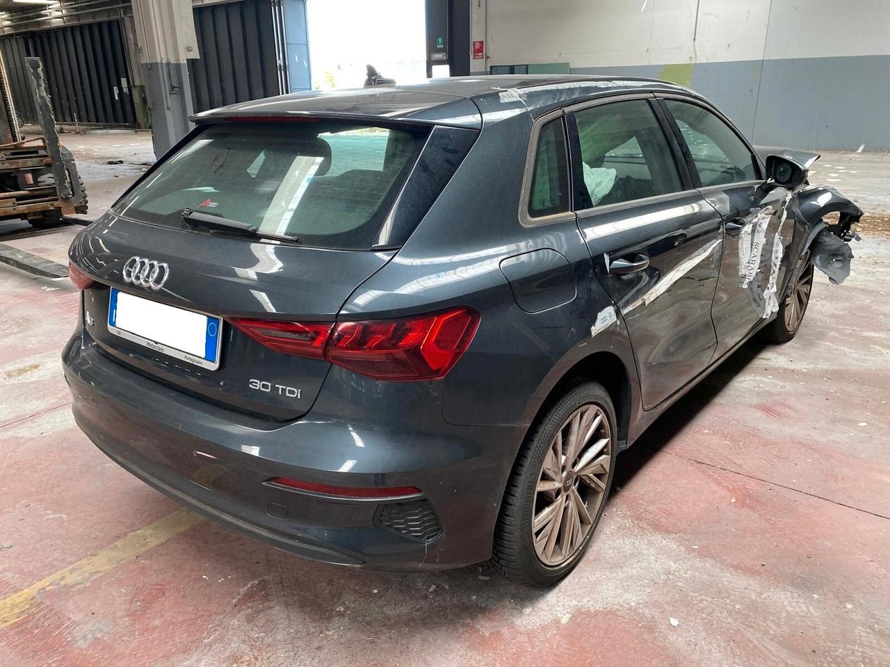 Audi A3 Sportback 30 2.0 tdi s-tronic INCIDENTATA