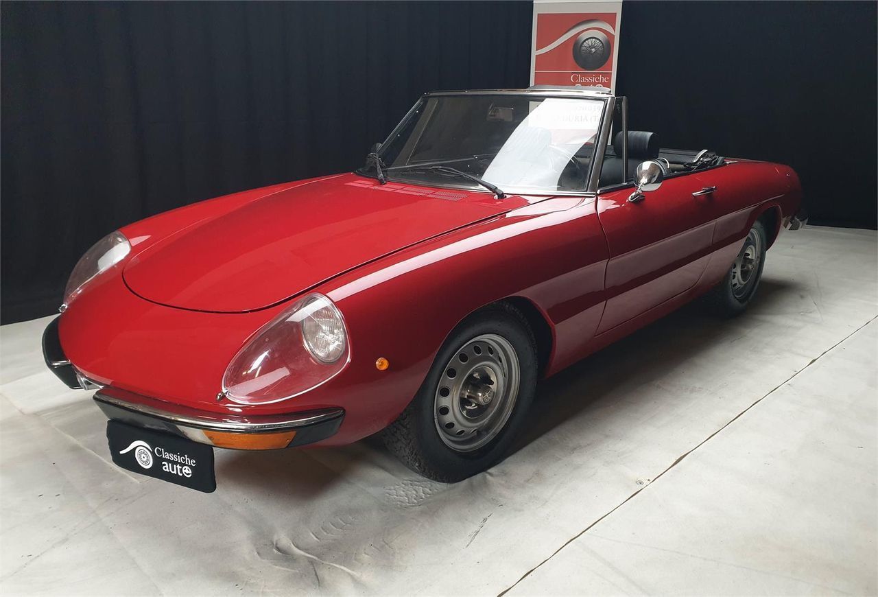 Alfa Romeo Spider Junior 1.3 cc anno 1974 certificata ASI con CRS