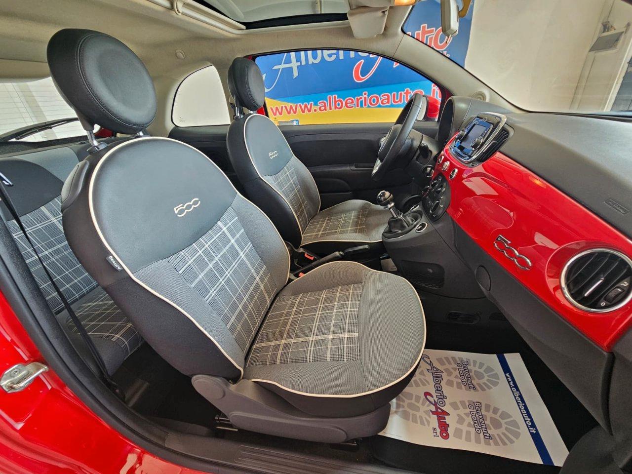 Fiat 500 1.2 Lounge easypower Gpl 69cv + TETTO PANORAMA