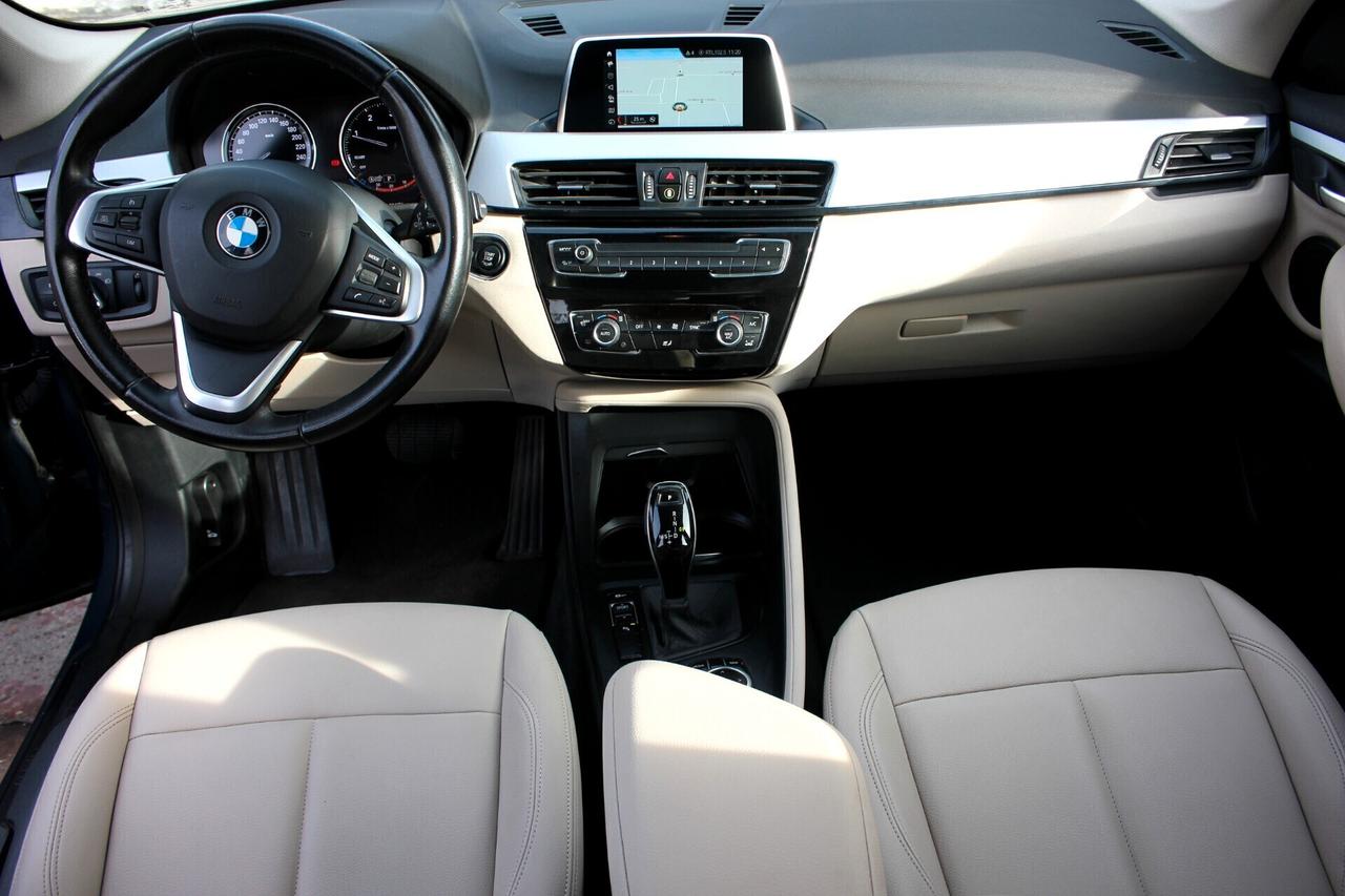BMW X1 20d AUTOMATICO UNIPRO CRONO TAGLIANDI FULL LED TEC