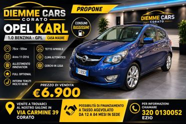 Opel Karl 1.0 73 CV GPL Innovation - Tetto 2016
