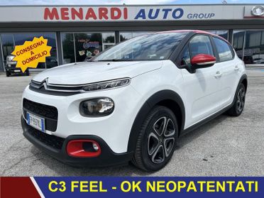 Citroën C3 PureTech 68 Feel INCLUSO TAGLIANDO E GARANZIA EUROPEA