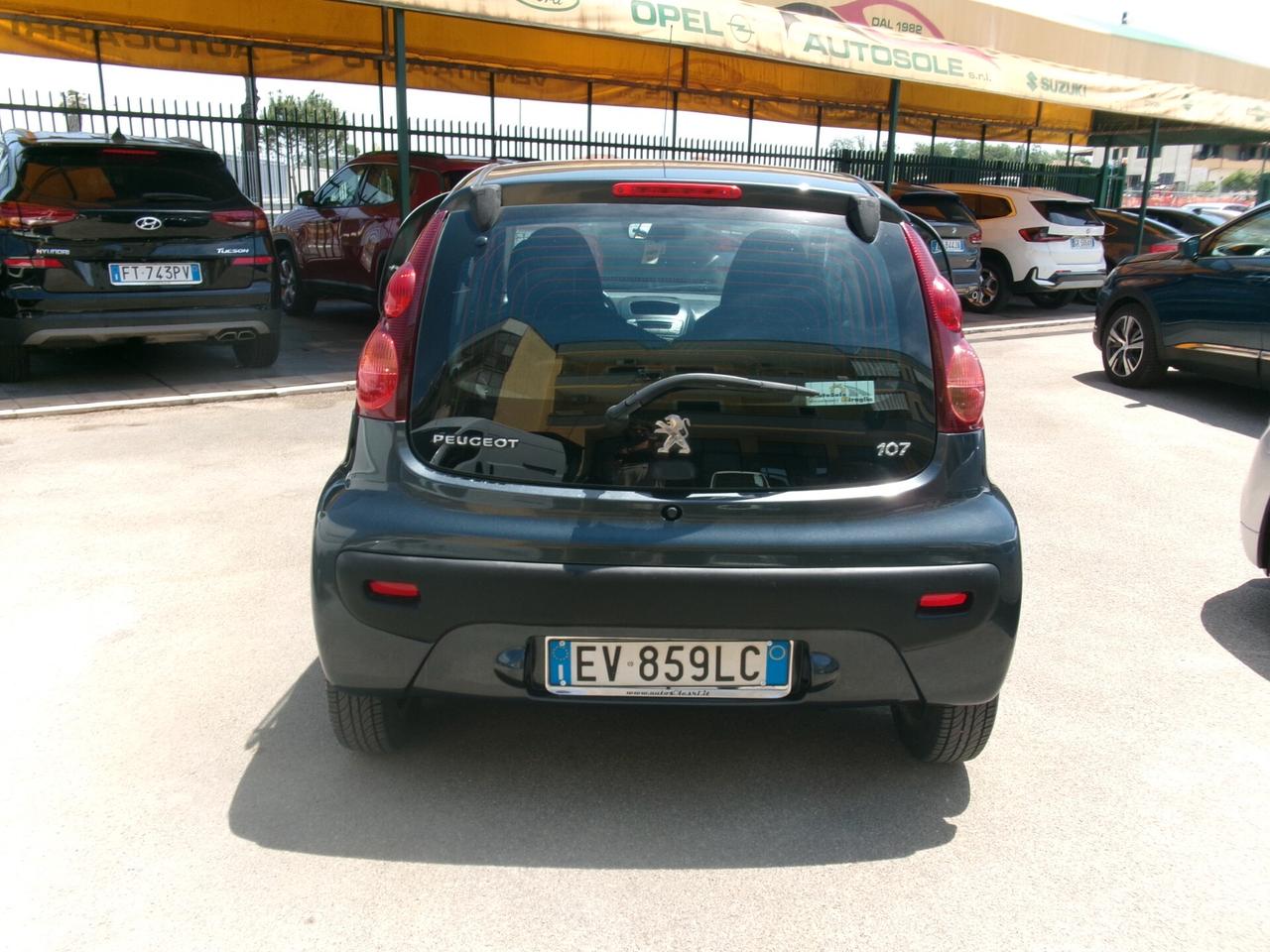 Peugeot 107 1.0 12v 5 PORTE ACTIVE 2 TRONIC CAMBIO AUTOMATICO 86000 KM