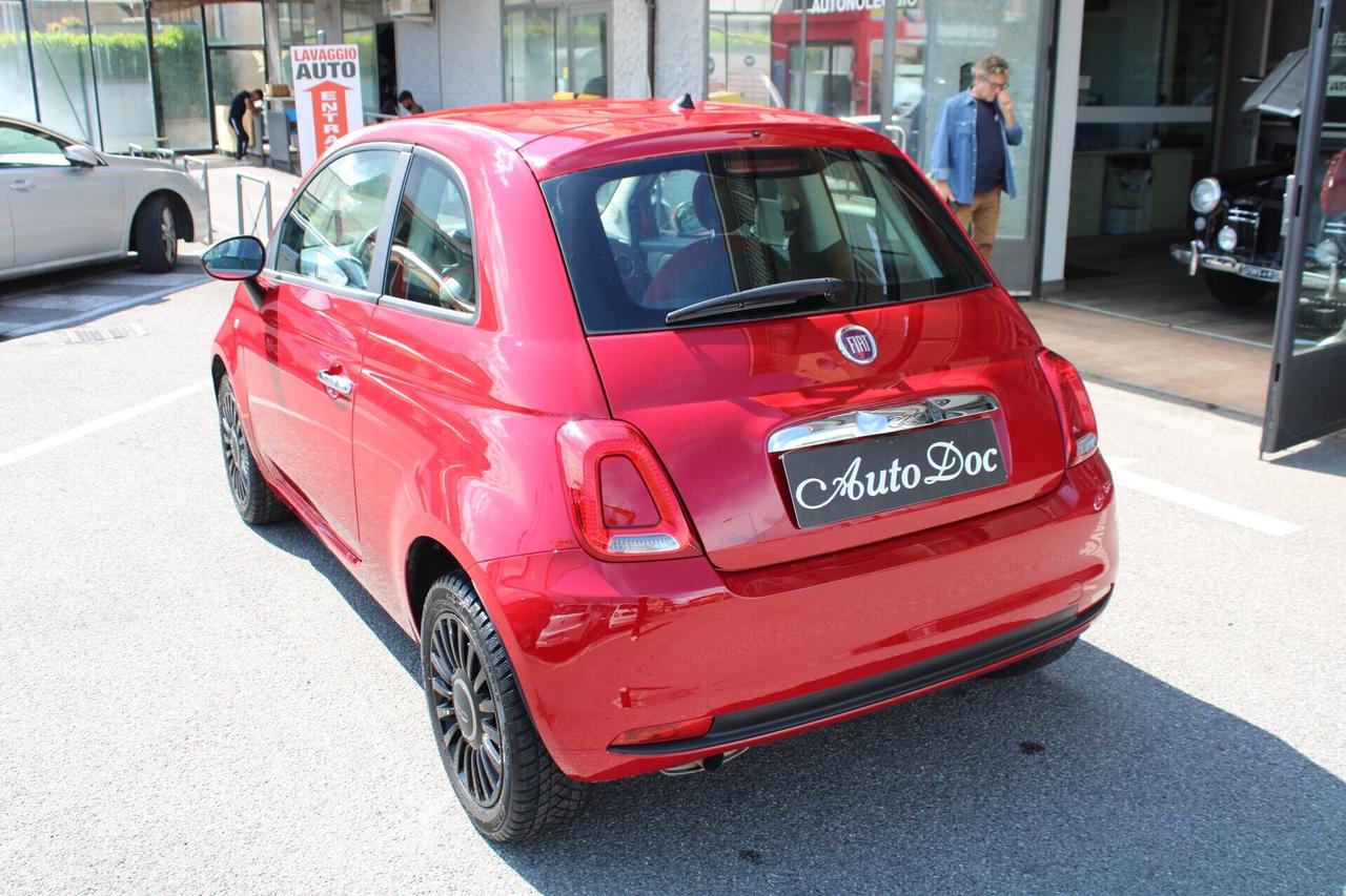 Fiat 500 1.3 Multijet 95 CV CERCHI NERI INTERNI ROSSI