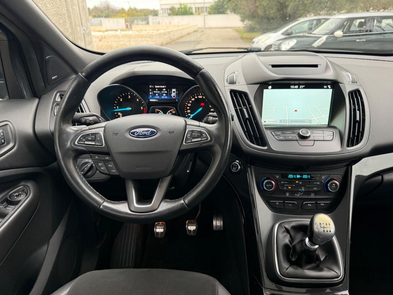 Ford Kuga 2.0 TDCI 150 CV 2WD ST-Line,TETTO APRIBILE,Pelle e Alcantara,Led+Xeno,ecc.