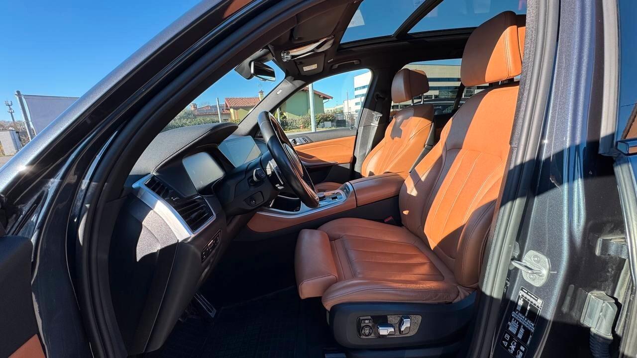 Bmw X5 xDrive30d 48V Msport Tettuccio apribile e panoramico Telecamera 360°