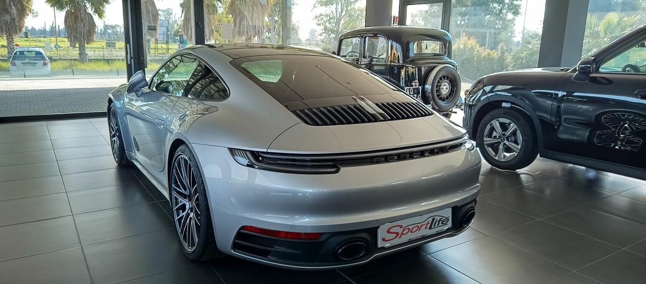 Porsche 992 Carrera Coupe' 385cv Tetto-Pelle-Navi-Sport Crono-Matrix-R21/20-Burmaster