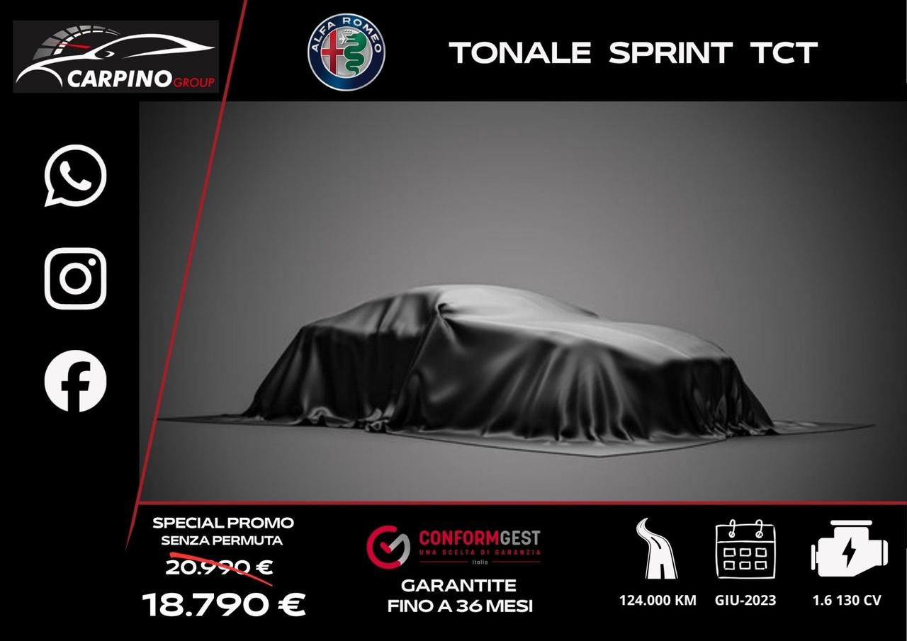 Alfa Romeo Tonale 1.6 diesel 130 CV TCT6 Sprint