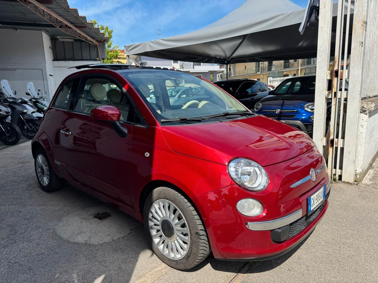 FIAT 500 1.2 69CV LOUNGE 2010 TETTO