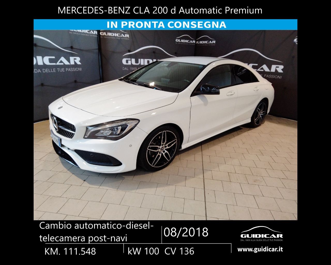 Mercedes-Benz Classe CLA (C117) CLA 200 d Automatic Premium