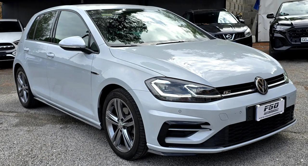 Volkswagen Golf 5p 1.6 tdi R line 115cv dsg grigio gesso