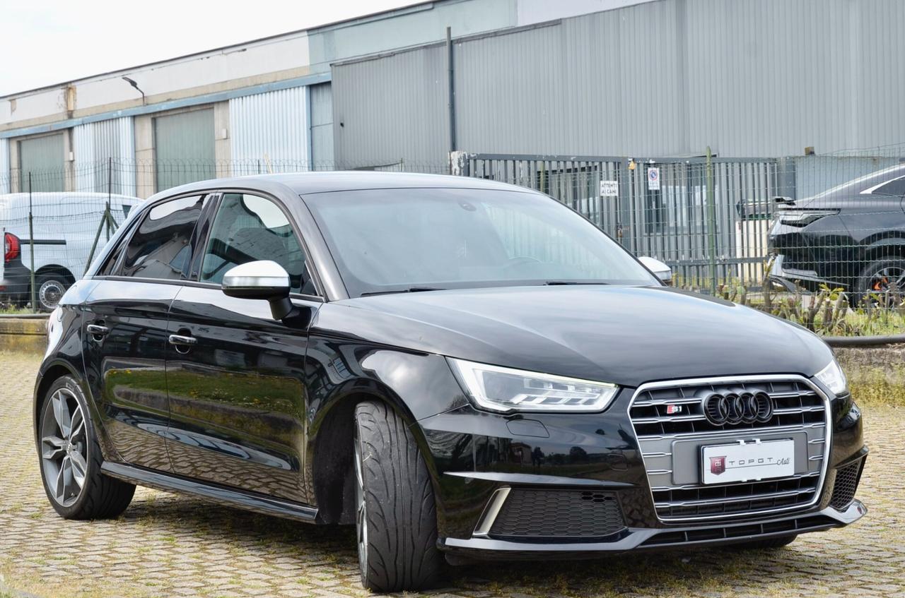 AUDI S1 SPORTBACK 2.0 TFSI QUATTRO 231cv 5p, UFF ITALIANA, KEYLESS, XENO, SEDILI IN PELLE, 18", PERMUTE