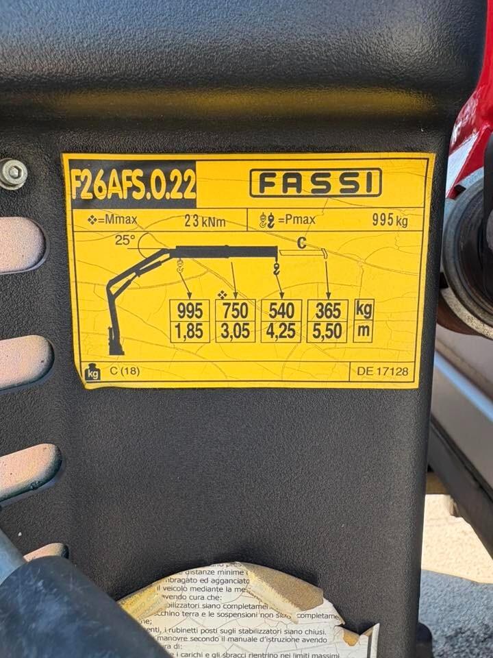 Fiat Ducato Maxi doppia cabina 7 posti gru fassi