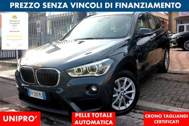 BMW X1 20d AUTOMATICO UNIPRO CRONO TAGLIANDI FULL LED TEC