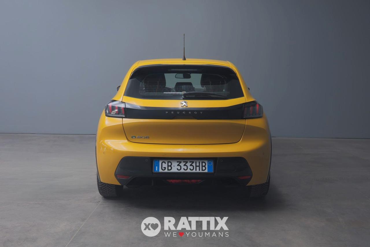 Peugeot e-208 motore elettrico 100kW Active