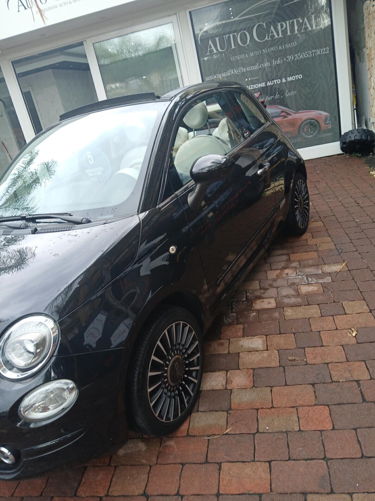 fiat 500 cabrio 2019 automatica 11500