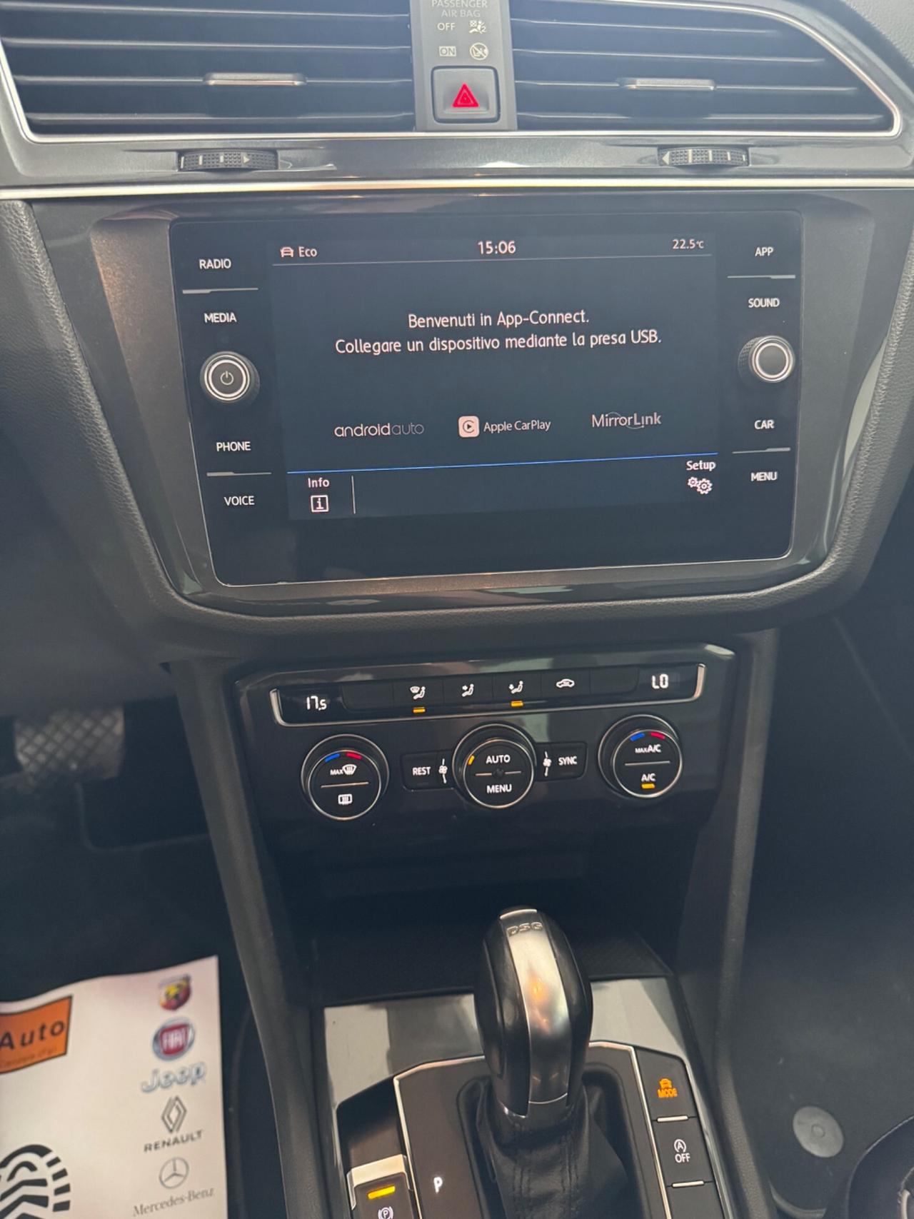 Volkswagen Tiguan 2.0 TDI DSG R line 2018 unico proprietario