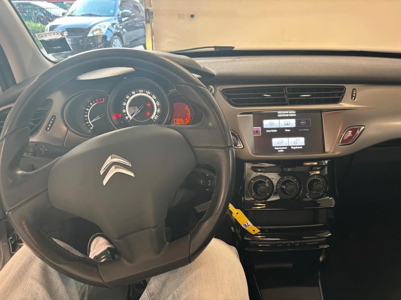 CITROEN C3 ANNO 2016 DS 1.6 ADATTA NEOPATENTATI KM 113 MILA