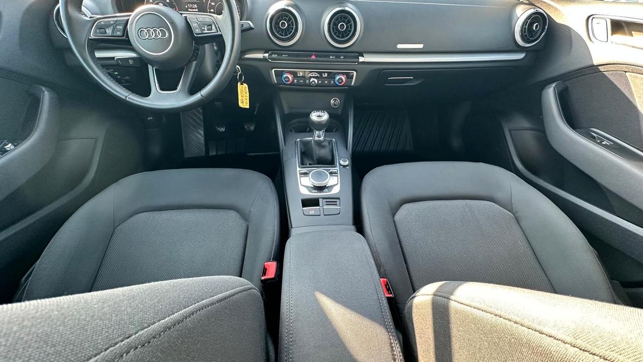 Audi A3 SPB 30 TDI S line Sport UNICO PROPRIETARIO KM CERTIFICATI
