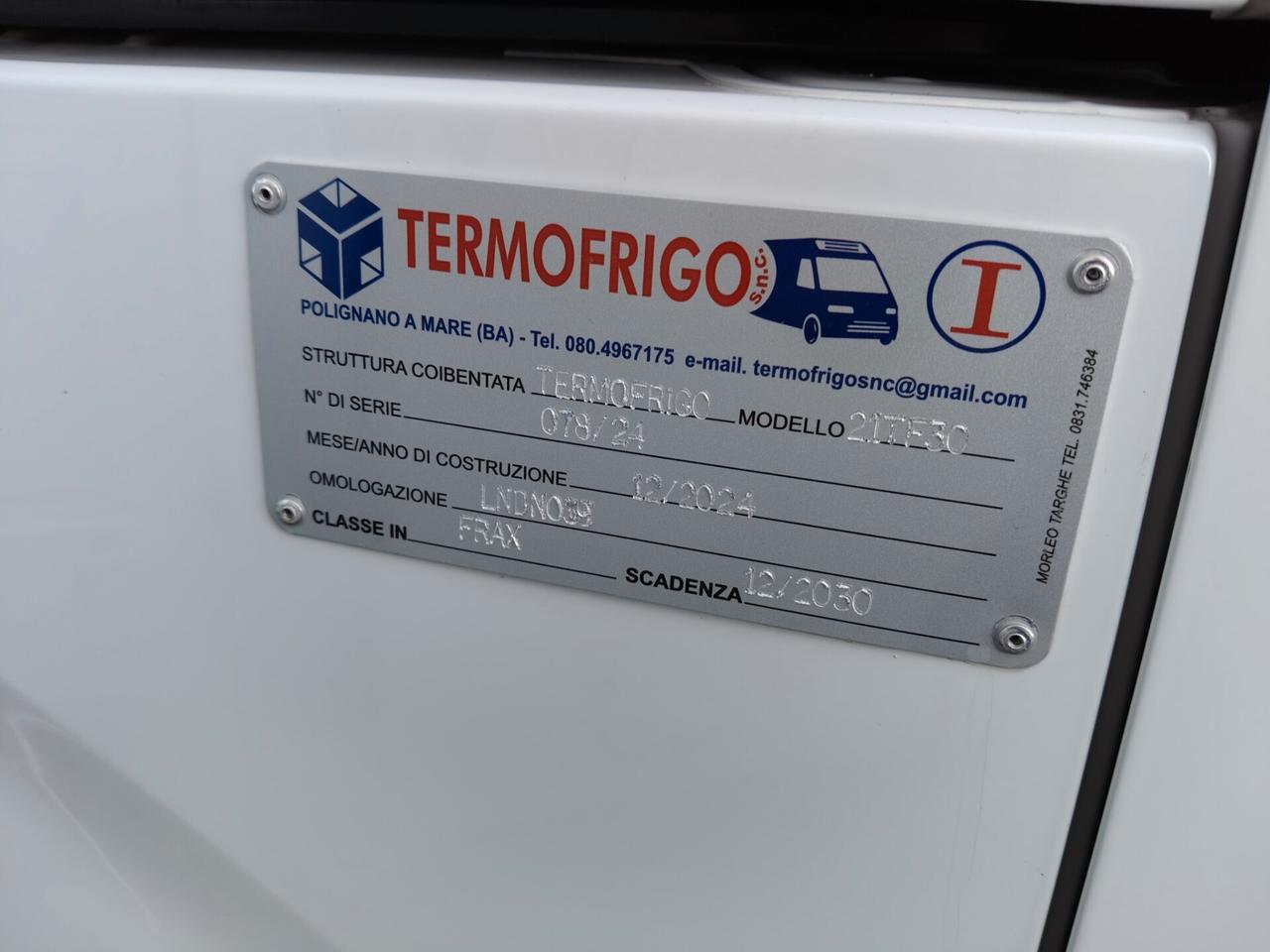 Peugeot Expert BlueHDi 100 S&S PL-SL-TN Furgone Premium Long FRIGO FRAX 0-4 GRADI 12.2030