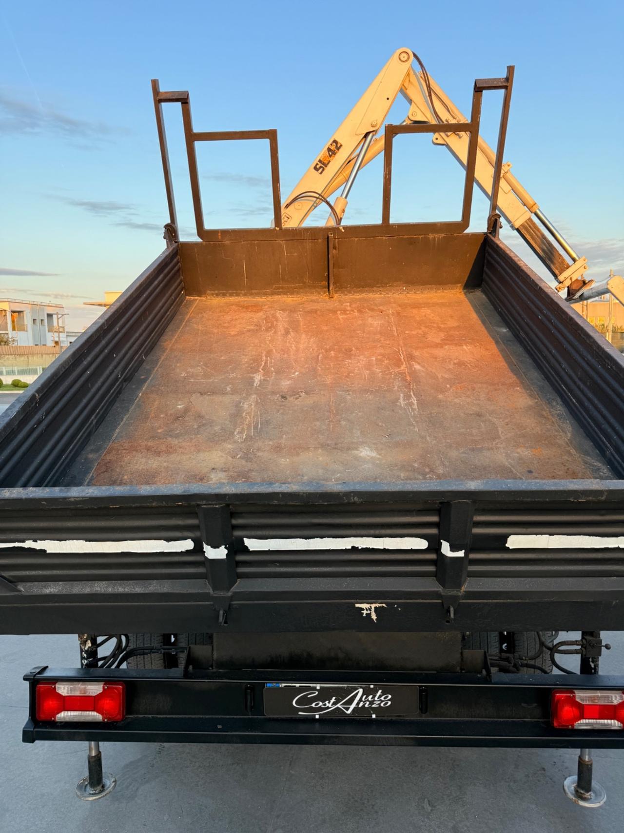 IVECO DAILY 70C17 GRU + CESTELLO RIBALTABILE