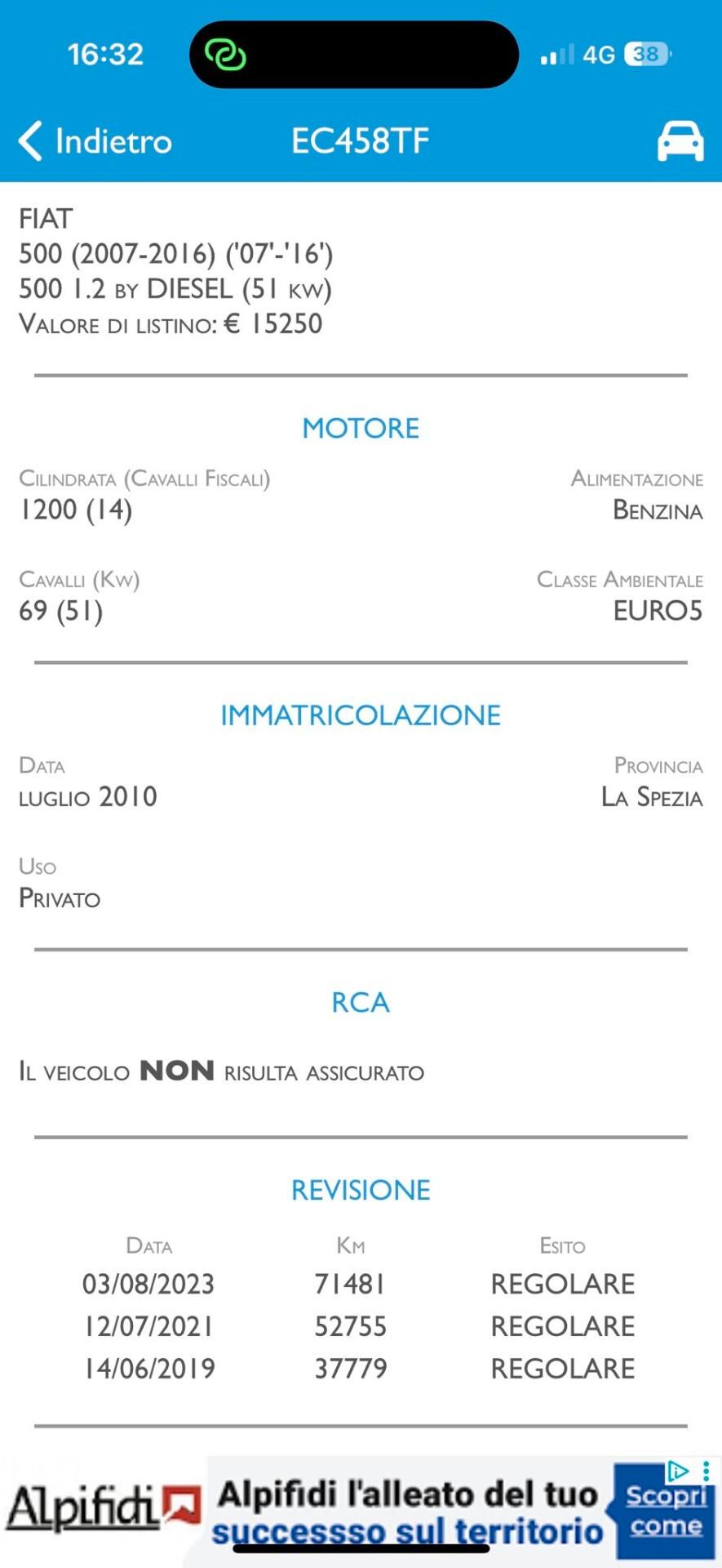 Fiat 500 1.2 by DIESEL 12 MESI DI GARANZIA COMPLETA!!!!!