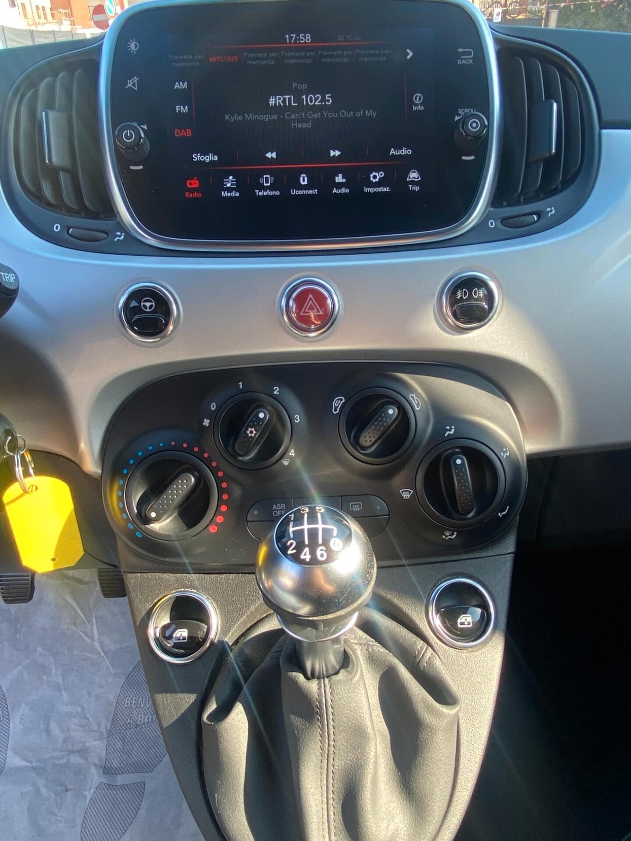 FIAT 500 1.0 Hybrid Connect 70cv App CarPlay