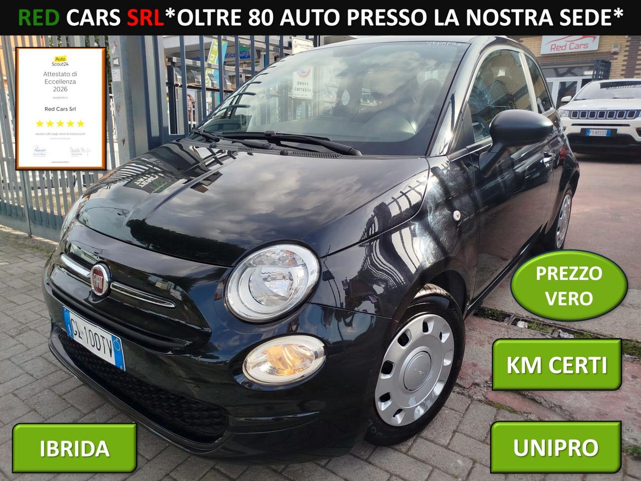 500 HYBRID 1.0 *PREZZO VERO* IVA DEDUCIBILE- GARANZIA 12 MESI
