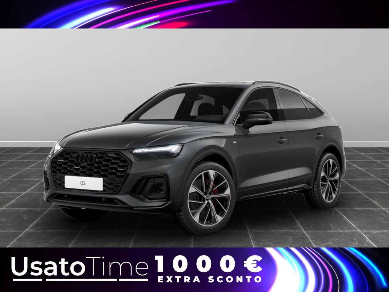 Audi Q5 sportback 40 2.0 tdi mhev 12v identity black quattro s tronic