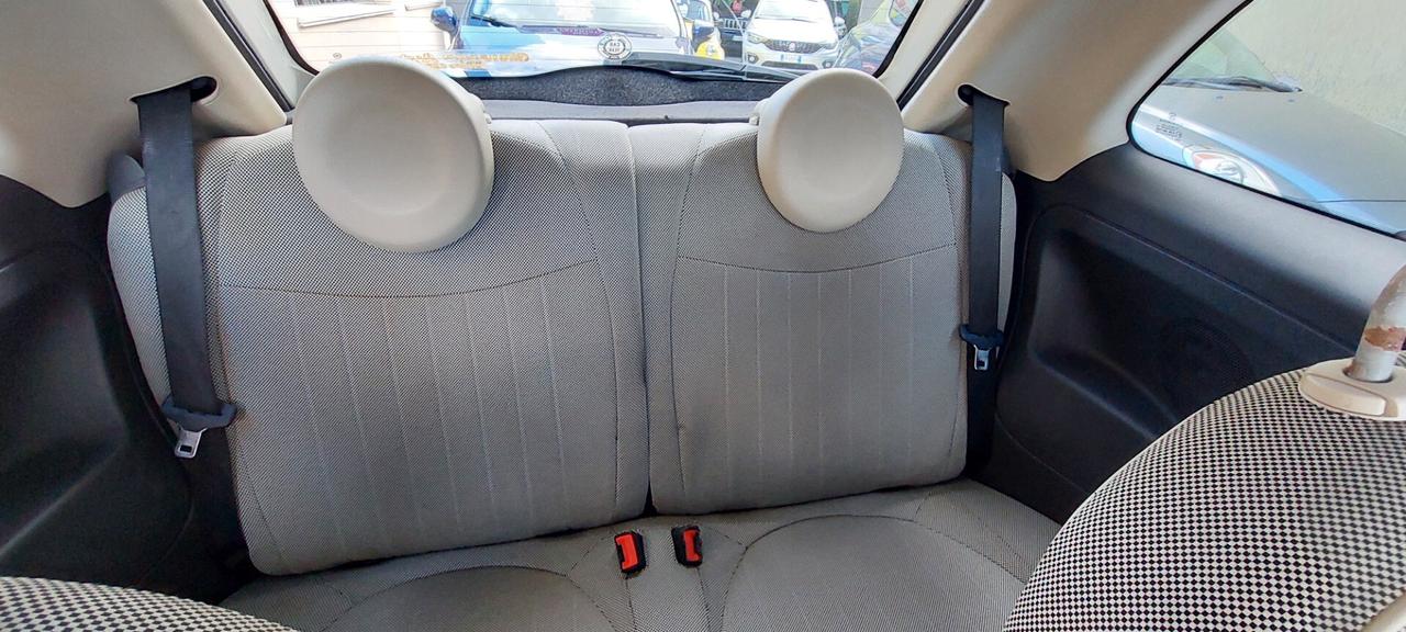 FIAT 500 LOUNGE 1,2 BENZINA TELEFONO TETTO PANORAMICO LEGA USB IMPECCABILE