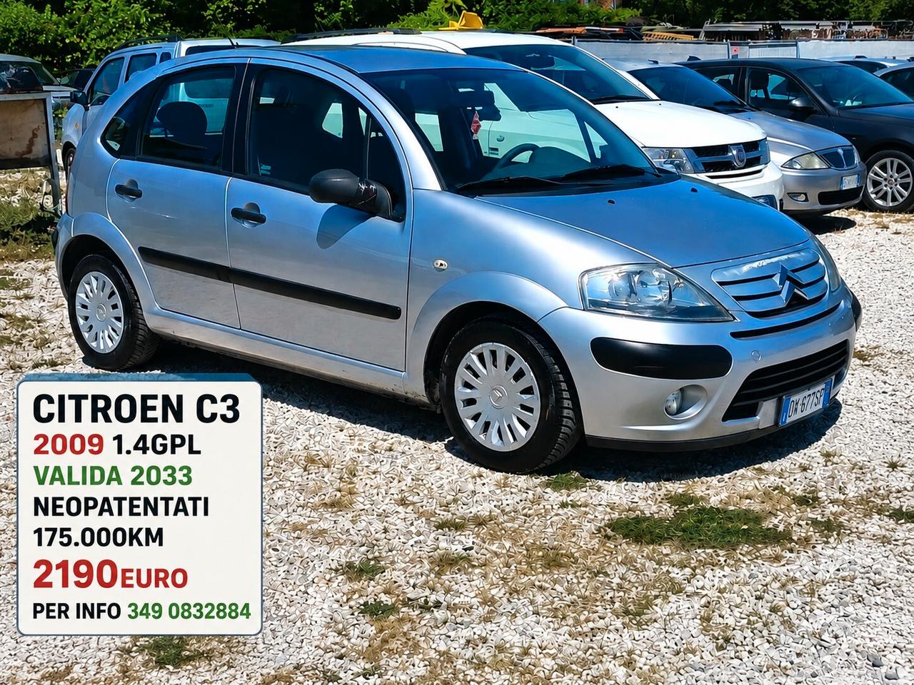 Citroen C3 2009 1.4 Exclusive Style Techno GPL OCCASIONE NEOPATENTATI