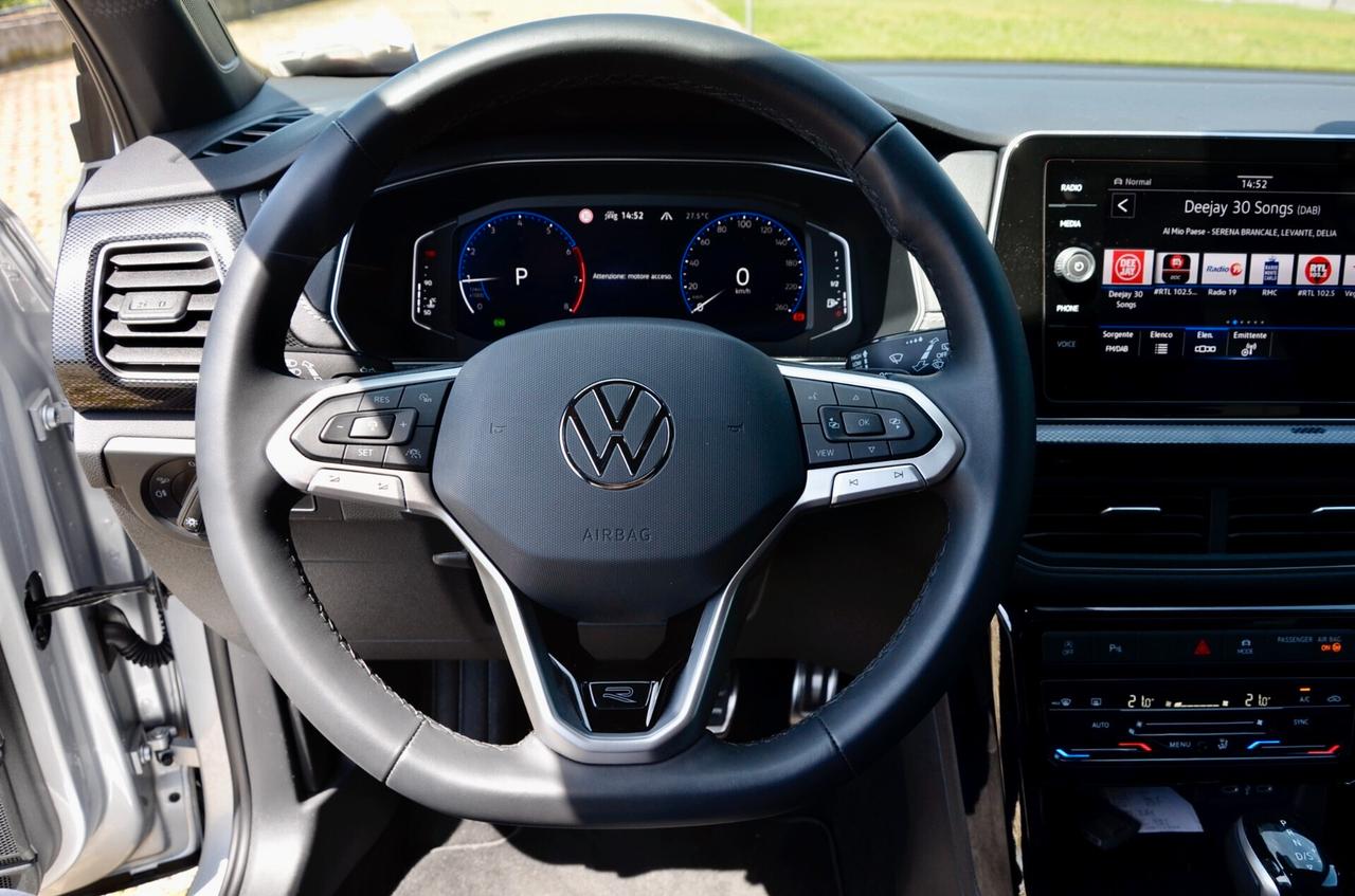 VW T-CROSS 1.0 TSI R-LINE 115cv DSG, UNICOPROPRIETARIO, GARANZIA UFF VW, EURO 6E, AUTO PARI AL NUOVO, UFF ITALIANA, IQ LED, PERMUTE